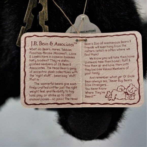 Boyds Bears Oda Parfume Skunk Gen-yoo-wine Stuffed Animal Plush No 55212 VTG - Picture 8 of 10